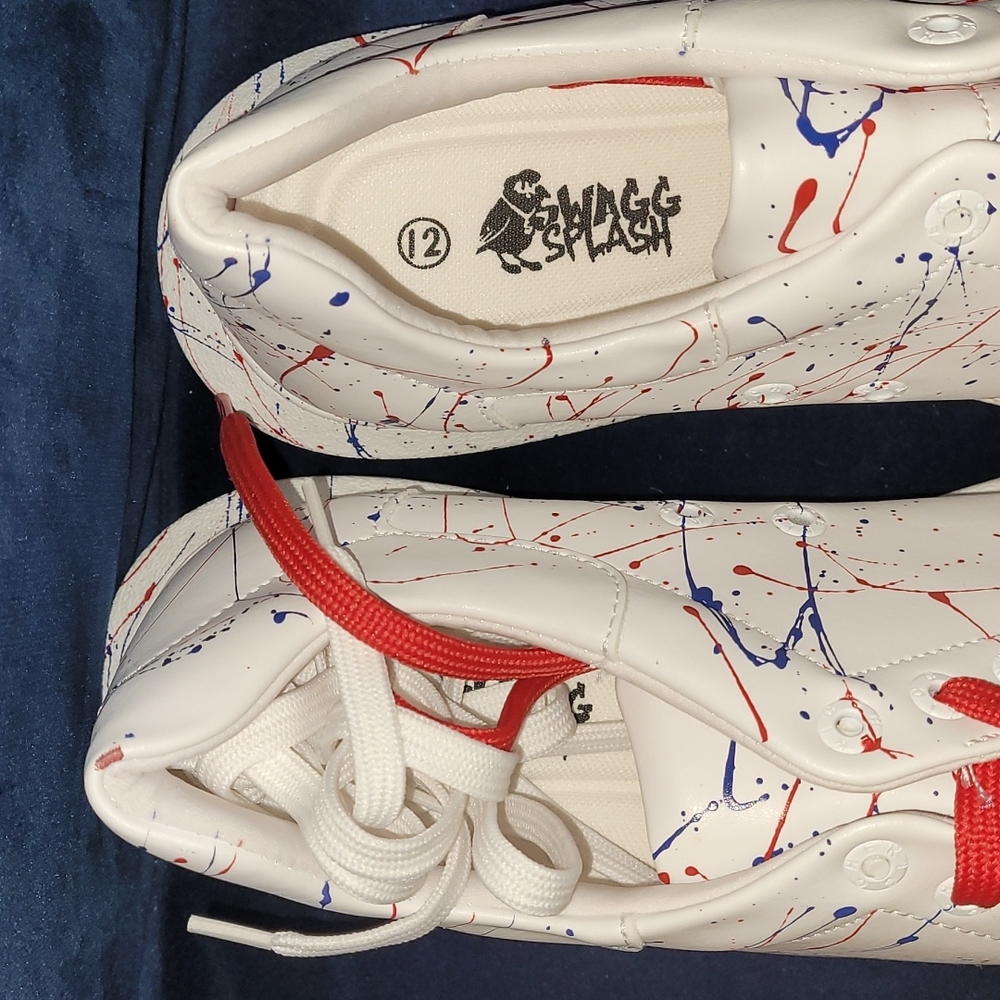 New California Swagg Splash sneakers...Red/Blue size 12 - Picture 3 of 13